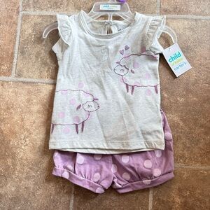 NEW! Baby Girl 12 Months Outfit